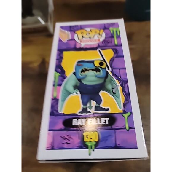 Funko Pop! TMNT- Ray Fillet #1390 Vinyl Figure 2023 LIMITED edition NEW - Picture 2 of 4